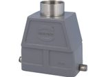 09300100442 Harting Han 10B Gommino Alto, Uscita Cavo Diritto 1Xpg21, Per 1 Supporto (Parte Inferiore) Collegamento A Vite