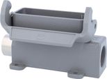 09200160291 Harting Han 16A Custodia Alta, 2Xpg16 Uscita Cavo Laterale, Con 1 Staffa Longitudinale PG16 Pressacavo