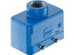 19360101421 Harting Han 10B Ex Gommino, Uscita Cavo Diritto 1Xm25, Per 2 Staffe (Parte Inferiore) - 1 Pezzo