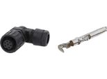 C01610F10633222K Connettore Per Cavi Amphenol SET-RD24-KBW, Incl. Contatti Presa Angolare A Crimpare, Numero Di Poli