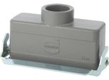 04300241764 Harting Han 24B Custodia Per Accoppiamento Basso, Uscita Cavo Diritto 1Xm25, Con 1 Staffa Longitudinale M25 Attacco A Vite