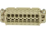 09200162815 Harting Han 16A Inserto Presa (F) A Vite, 16 Poli+Pe 250V, 16A - 1 Pz