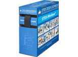 136390 Tubo Termorestringente STEX24 3:1, Scatola Mini Con 5,2 M, Nero 12,0/4,0 Mm, 1/2 Pollice, WSB3 Temperatura Di Restringimento Min. 70°C,