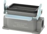 04300101251 Harting Han 10B Custodia Bassa, 1X Uscita Cavo Laterale PG16, Con 1 Staffa Longitudinale PG16 Pressacavo