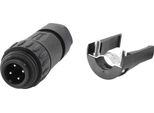 C01620H10341112K Connettore Per Cavi Amphenol RD24-KSG, Incl. Scarico Della Trazione Connessione A Vite Con Pin Dritto, Numero Di Poli 3+PE