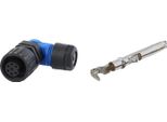 C01610F10633220K Connettore Per Cavi Amphenol SET-RD24-KBW, Incl. Contatti Presa Angolare A Crimpare, Numero Di Poli