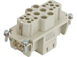 09380183102 Harting Han K6/12 Inserto Per Presa (F) Connessione A Crimpare, 18 Pin 6/12+PE 690V Contatto Di Controllo 230V/400V, 40A/10A