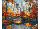 Quadro Numerico Con Cornice Quadri Golden Park 50X40 Cm