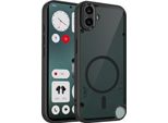 Custodia Magnetica Per Nothing Cmf Phone 1, Custodia Rigida Traslucida In Pc Con Cornice Morbida In Tpu Nero