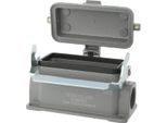 04300162269 Harting Han 16B Custodia Bassa, 1Xm25 Uscita Cavo Laterale, Con 1 Staffa Longitudinale Con Cappuccio Di Protezione