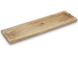 1.05 Vassoio In Legno Di Mango - Circa 46 X 13 Cm - Vassoio Per Candele Da Decorare