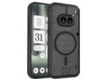 Custodia Magnetica Per Nulla Phone 2A/Phone 2A Plus, Custodia Rigida Traslucida In Pc Con Cornice Morbida In Tpu Nero