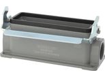 04300241290 Harting Han 24B Custodia Bassa, Uscita Cavi Laterale 2Xpg21, Con 1 Staffa Longitudinale PG21 Pressacavo