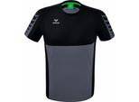 Erima Six Wings Trainingshirt Grigio Ardesia/Schwarz 128