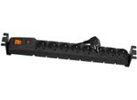 Pannello Di Distribuzione Acar 19'' 8X230V, Csn, Cavo 5M, Protezione Da Sovratensioni, Incl. Staffe Di Montaggio A Rack
