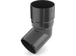 Bryza 67° Gomito In Plastica Ø 110 Mm, Antracite Ral 7021