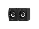 Rebel CS-15 2.0 Stereo Lautsprecher, Usb, Mini Jack, Per Pc/Laptop
