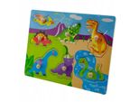 Puzzle In Legno Euro Baby - Dinosauri