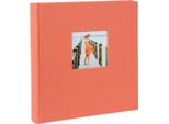 Goldbuch Album Fotografico Jumbo Bella Vista Salmone 30X31 Cm 100 Pagine Bianche Lino
