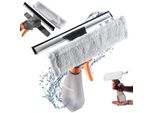 Detergente Per Vetri Kadax Con Flacone Di Risciacquo, Detergente Compatto Per Vetri Con Tampone In Microfibra 250 Ml