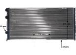 Mahle Cr 409 000S - Oe 357121251 Radiatore, Raffreddamento Motore Per Passat (35I)