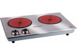 Piano Cottura Portatile In Ceramica Jata V532 2400W In Acciaio Inox