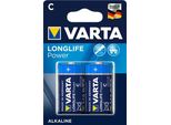 10X Varta 46824 Longlife Power LR14/C (Baby) (4914), 2 Pz. Blister - Batteria Alcalina Al Manganese (Alcalina), 1,5 V