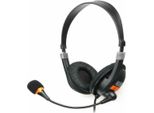 Natec Drone Headset Wired Head-Band Calls/Music Black. Orange