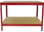 Banco Da Lavoro Banco Da Lavoro 120Cm Banco Da Lavoro Garage Officina Piano Di Lavoro Rosso