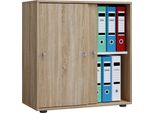 Armadio Ufficio Lona Sonoma Quercia (SäGerau) L. 70 X A. 73 X P. 37 Cm