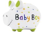 Kcg Sparschwein Baby Boy Keramik Mit Stopfen 12X10Cm