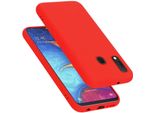 Cadorabo Custodia Protettiva Per Samsung Galaxy A10E / A20E Caso In Rosso Telefono Cellulare Case Cover Tpu Etui