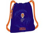 Safta- Borsa Zaino Valencia Basket, Blu/Arancio, 220Xx110 Mm (M865)