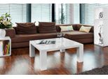 Couchtisch Salesfever "- Im Puristischen Stil", Weiß (Weiß, Weiß), B:90Cm H:40Cm T:90Cm, Tische, Couchtisch, Stilvoll Hochglanz: Rechteckig Oder Quadratisch
