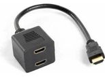 Lanberg AD-0019-BK Video Splitter Hdmi 2X Hdmi