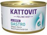 Kattovit 85Gx12 Feline Diet Gastro Duck - Gastrointestinale/Pancreas