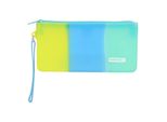 Astuccio Per Matite Safta Blu Verde Giallo (21 X 10,5 X 2 Cm)