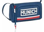Astuccio Per Matite Munich Soon Blue (20 X 11 X 8,5 Cm)