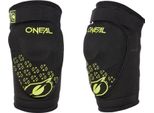 O`Neal Dirt Youth Knee Guard V.23, Ginocchiere, Colore:Nero/Giallo Chiaro, Taglia:S/M