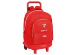 Zaino Scuola Con Ruote Sevilla FúTbol Club Red (33 X 45 X 22 Cm)