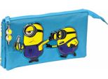 Valigetta Tripla Multiuso Minions Minionstatic Blue (22 X 12 X 3 Cm)