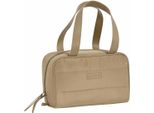 Borsa Da Toilette Per La Scuola Moss Camel Imbottitura Camel (31 X 14 X 19 Cm)