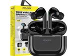 Cuffie Bluetooth 5.0 T29 Tws+ Docking Station Awei Nero/Nero