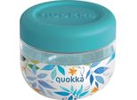 Barattolo Per Alimenti Quokka Bubble - Contenitore Per Alimenti In Plastica / Lunchbox 500 Ml (Foglie Acquerellate)