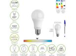 Lampadina Led Standard Con Filettatura E27. 13,5 Watt. Equivalente A 100 Watt. 1521 Lumen. Luce Neutra (4000º K.)