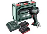 Avvitatore A Impatto A Batteria Metabo Ssw 18 Ltx 550 Bl 18 V 550 Nm Brushless ( 602404800 ) + 2X Batteria Lihd 4,0 Ah + Caricabatteria + Metabox