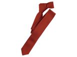 Krawatte VENTI VENTI Krawatte uni, Herren, orange (dunkelorange), 70% Polyester, 30% Seide, Krawatten