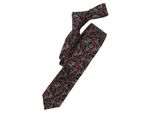 Krawatte VENTI VENTI Krawatte gemustert, Herren, rot (dunkelrot), 100% Seide, Krawatten