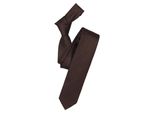 Krawatte VENTI VENTI Krawatte uni, Herren, braun, 100% Seide, Krawatten