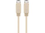 Goobay 50555 Cavo Per Tastiera/Mouse PS/2, 2 M, Grigio - Spinotto Mini-Din 6 (PS/2) > Spinotto Mini-Din 6 (PS/2)